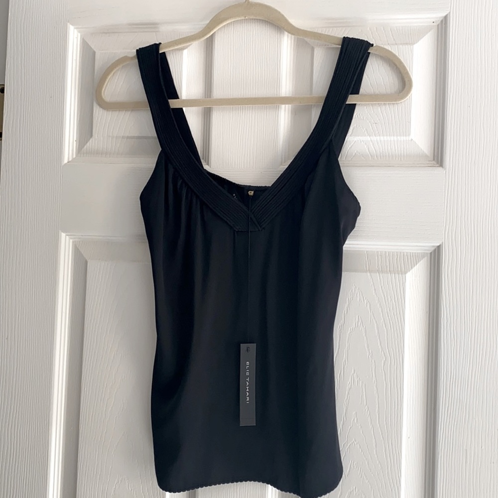 Black Elie Tahari Tank
